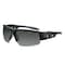 Ergodyne DAGR-AFAS, Safety Glasses, Anti-Scratch & Fog-Off+, Smoke Lens, Matte Black Frame Frame, Half-Frame DAGR-AFAS - alternate 1